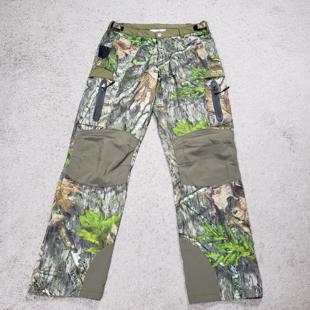Mens Ol' Tom Mossy Oak Obsession Turkey Hunting Cargo Camo Tech Pants M 34x32